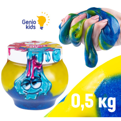 Slime gelatina Genio Kids Magic Slime (galben/albastru) 0.5 kg Slime gelatina Genio Kids Magic Slime (galben/albastru) 0.5 kg