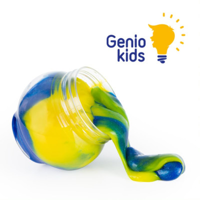 Slime gelatina Genio Kids Magic Slime (galben/albastru) 0.5 kg Slime gelatina Genio Kids Magic Slime (galben/albastru) 0.5 kg