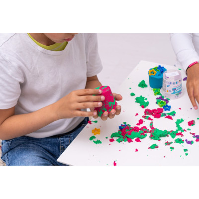 Set nisip kinetic Genio Kids 5 culori 750 g Set nisip kinetic Genio Kids 5 culori 750 g