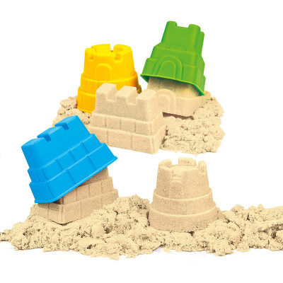 Set nisip kinetic Genio Kids castel din basme, 1 kg