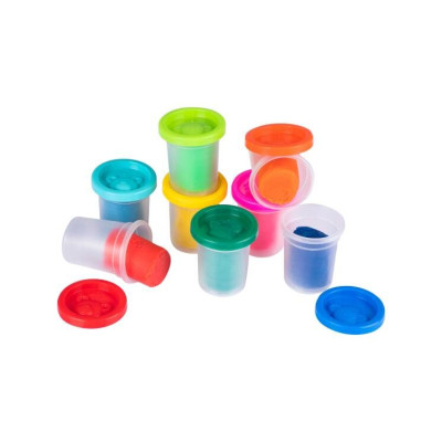 Set plastilina Genio Kids, 8 culori, 400 gr Set plastilina Genio Kids, 8 culori, 400 gr