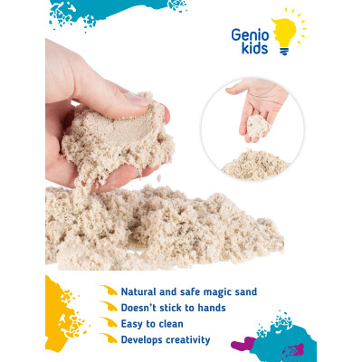 Rezerva nisip kinetic Genio Kids 1, 2 kg