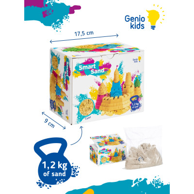Rezerva nisip kinetic Genio Kids 1, 2 kg