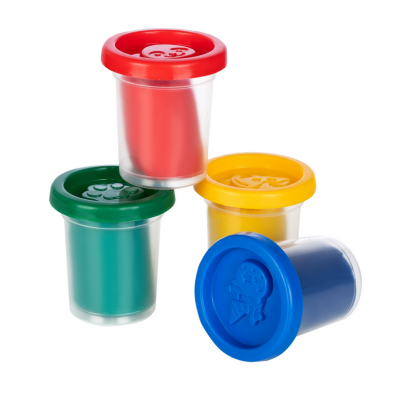 Plastilina Genio Kids, 4 culori 200 gr