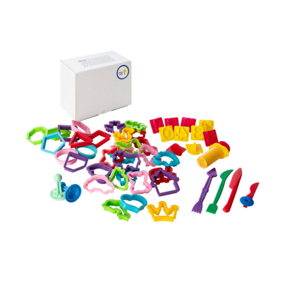 Set Genio Kids 50 de ustensile de bucatarie pentru modelat Set Genio Kids 50 de ustensile de bucatarie pentru modelat