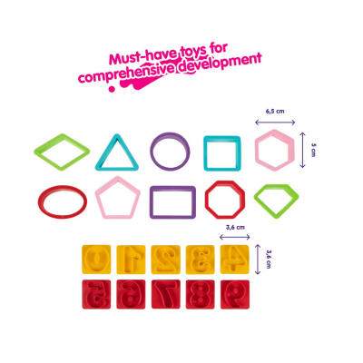 Set Genio Kids 50 de ustensile de bucatarie pentru modelat Set Genio Kids 50 de ustensile de bucatarie pentru modelat