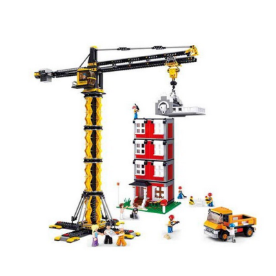 Set de constructie Sluban Town Construction Macara turn