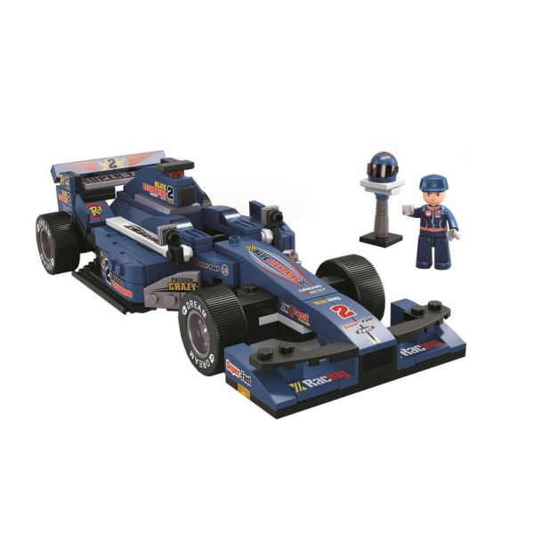 Set constructie Sluban Masina de Formula 1, Albastru