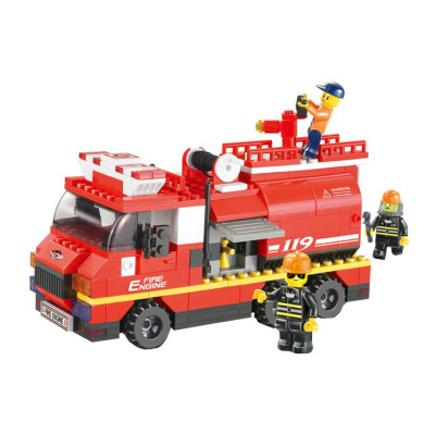 Set de constructie Sluban Masina de pompieri