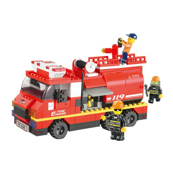 Set de constructie Sluban Masina de pompieri