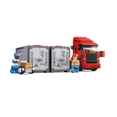 Set constructie Sluban Camion pentru containere