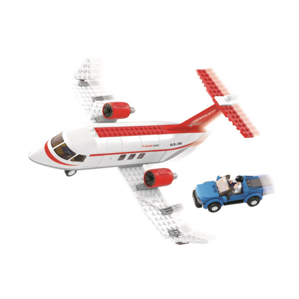 Set constructie Sluban Avion Jet