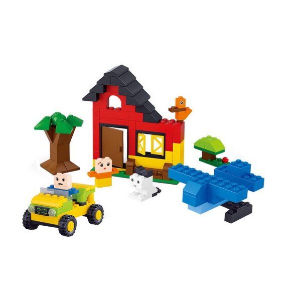 Set de constructie Sluban Cub cu 415 piese pentru baieti