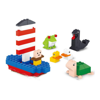 Set de constructie Sluban Cub cu 415 piese pentru baieti Set de constructie Sluban Cub cu 415 piese pentru baieti