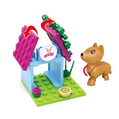 Set de constructie Sluban Casuta cainelui