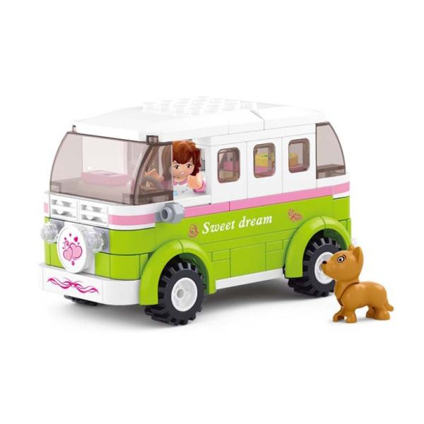 Set de constructie Sluban Rulota pentru picnic