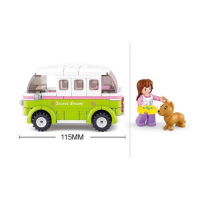 Set de constructie Sluban Rulota pentru picnic