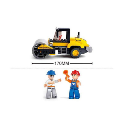 Set de constructie Sluban Town Construction Compactor asfalt Set de constructie Sluban Town Construction Compactor asfalt