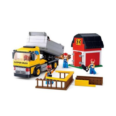 Set de constructie Sluban Town Construction Basculanta Set de constructie Sluban Town Construction Basculanta