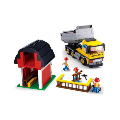 Set de constructie Sluban Town Construction Basculanta Set de constructie Sluban Town Construction Basculanta