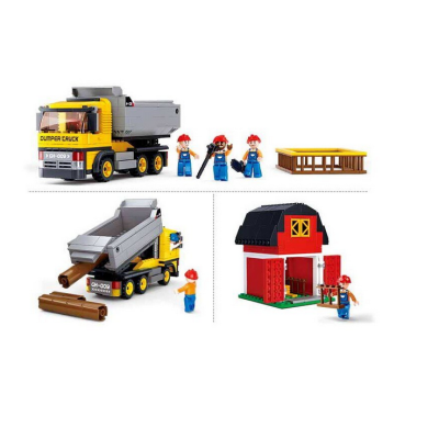 Set de constructie Sluban Town Construction Basculanta Set de constructie Sluban Town Construction Basculanta