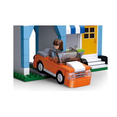 Set de constructie Sluban, Apartamentul lui Lemy si Queenie, 305 piese