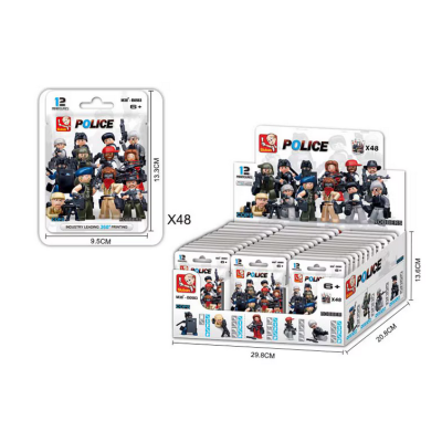 Set de constructie Sluban, Hotii si vardistii, pungi de plastic, 16 piese Set de constructie Sluban, Hotii si vardistii, pungi de plastic, 16 piese