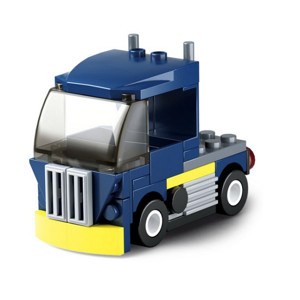 Set de constructie Sluban, Mini cap de tractor