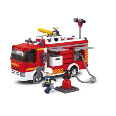 Set de constructie, Sluban, Camion de pompieri Set de constructie, Sluban, Camion de pompieri