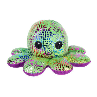 Jucarie de plus caracatita, reversibila, 20 cm, violet Jucarie de plus caracatita, reversibila, 20 cm, violet
