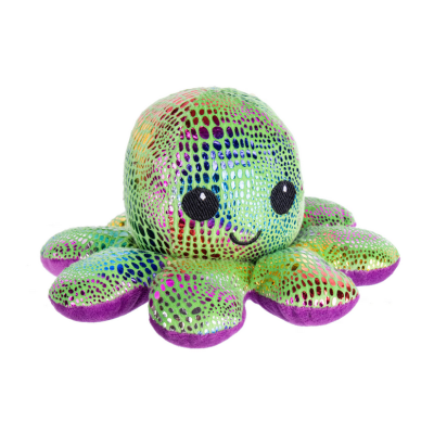 Jucarie de plus caracatita, reversibila, 20 cm, violet Jucarie de plus caracatita, reversibila, 20 cm, violet