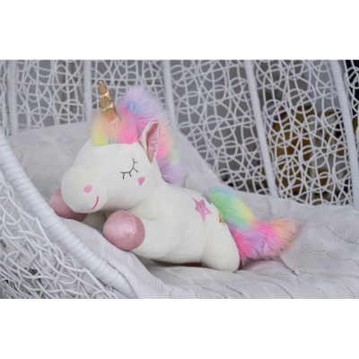 Jucarie de plus unicorn Lilu 63 cm