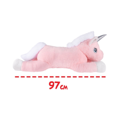 Jucarie de plus unicorn Marshmallow, 97cm