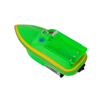 Barca pentru plantat momeala, model MINI2A, telecomanda ergonomica, verde