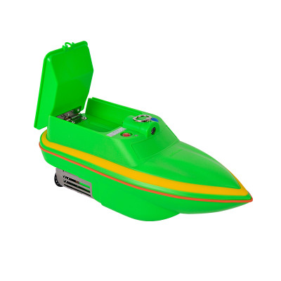 Barca pentru plantat momeala, model MINI2A, telecomanda ergonomica, verde