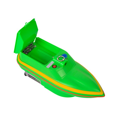 Barca pentru plantat momeala, model MINI2A, telecomanda ergonomica, verde
