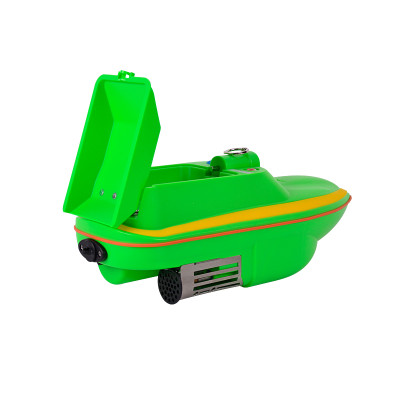 Barca pentru plantat momeala, model MINI2A, telecomanda ergonomica, verde