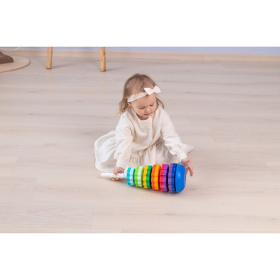 Jucarie bebelusi Fancy Baby Construieste piramida, 41 CM Jucarie bebelusi Fancy Baby Construieste piramida, 41 CM