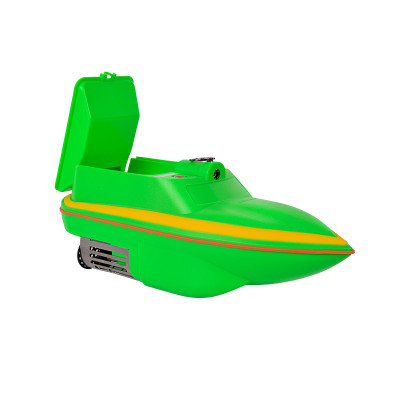 Barca pentru plantat momeala, model MINI2A, telecomanda ergonomica, verde