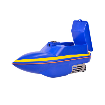 Barca pentru plantat momeala, model MINI2A, telecomanda ergonomica, albastra