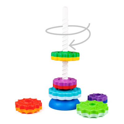 Jucarie bebelusi Fancy Baby Construieste piramida, 41 CM Jucarie bebelusi Fancy Baby Construieste piramida, 41 CM