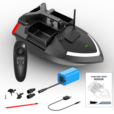 Barca pentru nadit si momit FlytecRC V801 RC, 3 cuve, 2kg, 500m, 5200mAh, 10km/h, telecomanda 2.4GHz Barca pentru nadit si momit FlytecRC V801 RC, 3 cuve, 2kg, 500m, 5200mAh, 10km/h, telecomanda 2.4GHz