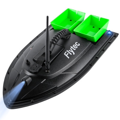 Barca pentru nadit si momit FlytecRC 2011-5, 2 cuve, 1,5kg, 500m, 5200mAh, 5,4km/h, telecomanda 2.4GHz Barca pentru nadit si momit FlytecRC 2011-5, 2 cuve, 1,5kg, 500m, 5200mAh, 5,4km/h, telecomanda 2.4GHz