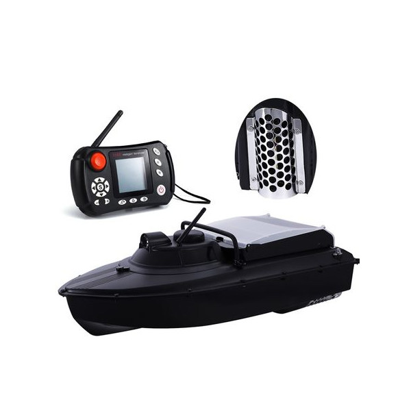Barca JABO 2BG Dittom pentru plantat momeala, sonar, pozitionare GPS, compas electronic, 3,5 kg