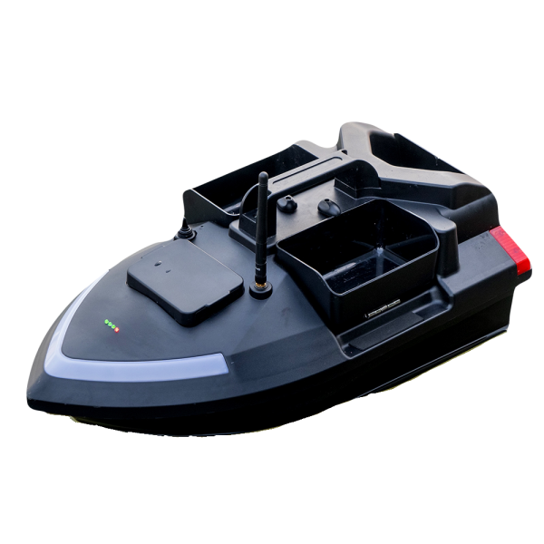 Barca pentru nadit si momit FlytecRC V020 RC, 3 cuve, 2kg, 500m, 5200mAh, 10km/h, 40 puncte de pozitionare GPS