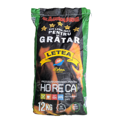 Carbuni gratar Letea Profesional, sac 12 kg