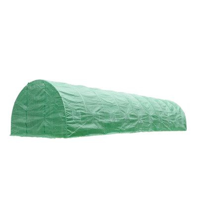 Sera gradina cu cadru metalic 8x3x2m, pentru legume, verde Sera gradina cu cadru metalic 8x3x2m, pentru legume, verde
