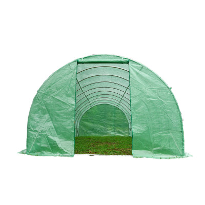 Sera gradina cu cadru metalic 6x3x2m, pentru legume, verde
