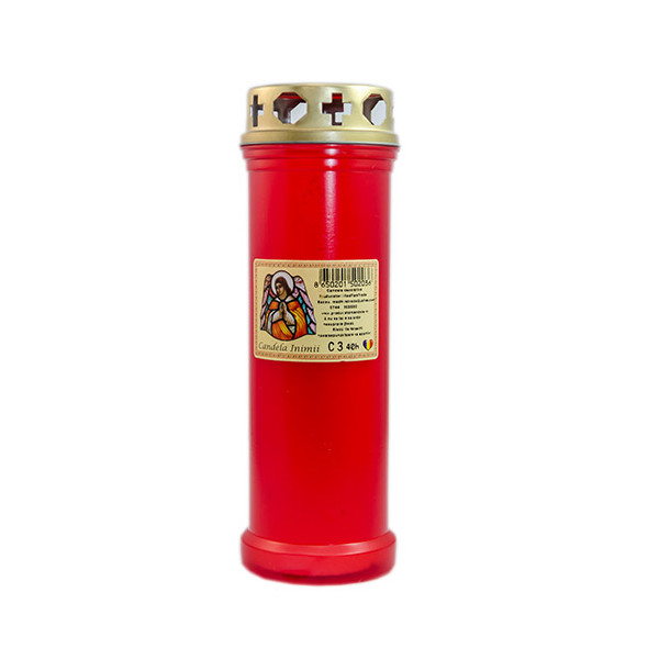 Candela antiploaie C3 rosu
