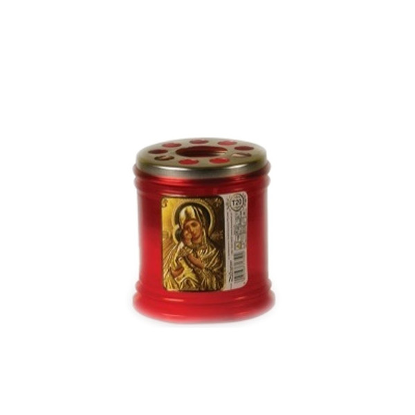 Candela antivant T30 rosu, timp de ardere 30 ore